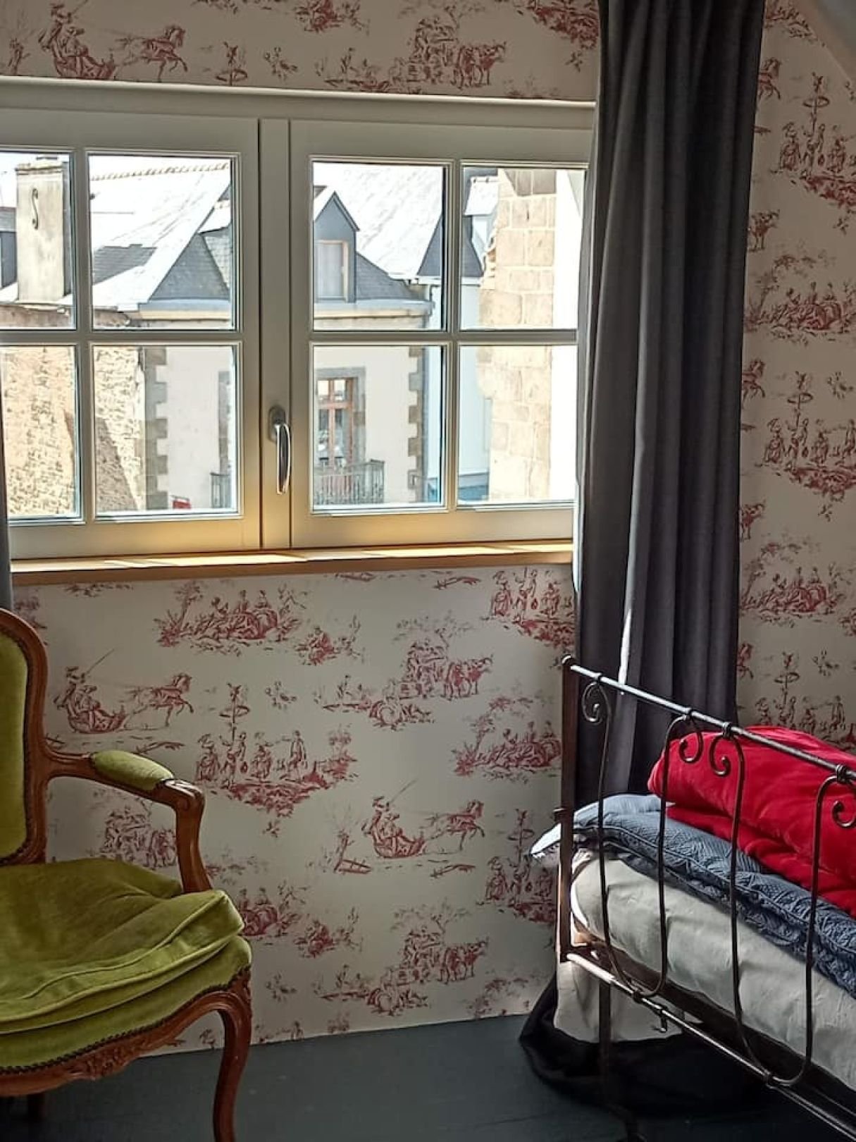 vue fenêtre  - Juliette Récamier - maison de la goutte d'or